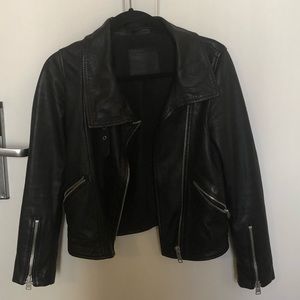 All Saints Leather Biker Jacket